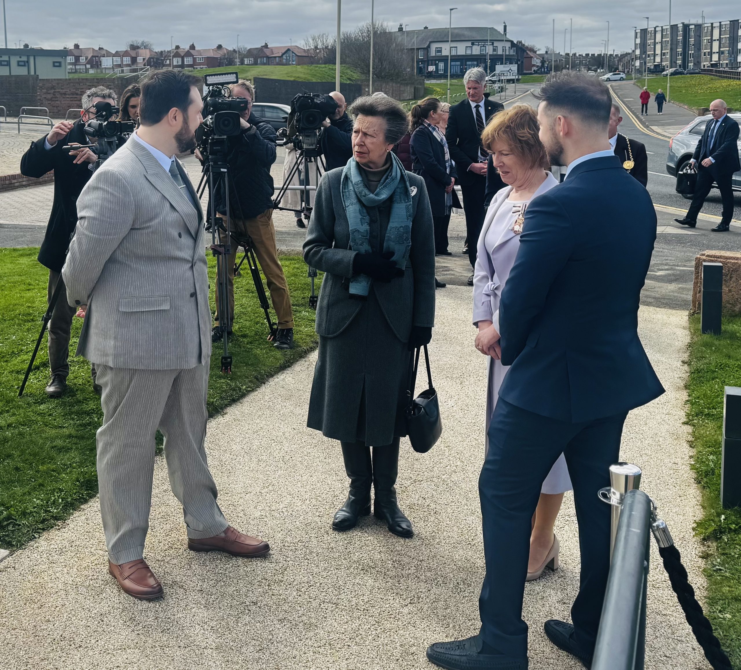 Richard Ord Colman, HRH The Princess Royal, Ms Lucy Winskell OBE (The Lord-Lieutenant Of Tyne and Wear), Dominic Colman